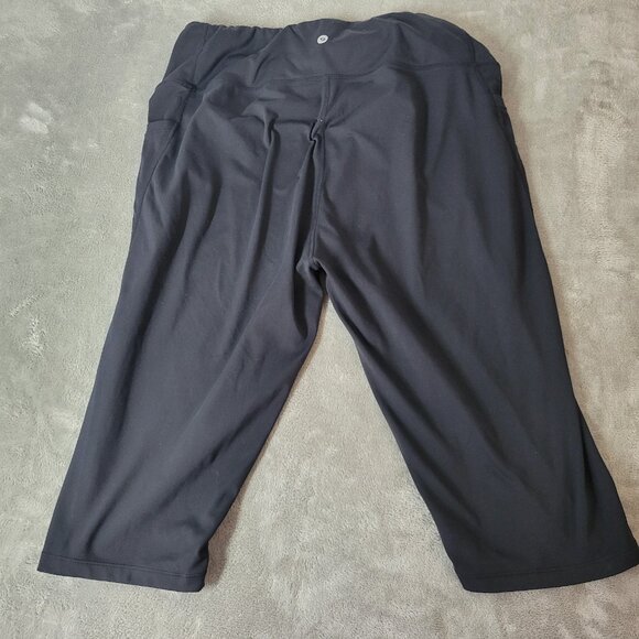 Baleaf Womens Shorts 2XL Plus LONG Biker Black Poly Blend Lightweight BLA127E - Picture 6 of 10